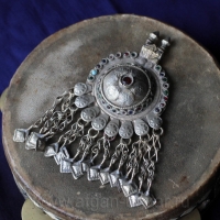 Афганская подвеска-амулет "Gogrey" (пушт.). или "Kubbeh" (фарси). Племенные укра