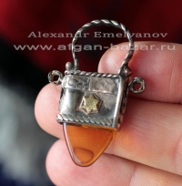 Кулон в виде туарегского амулета "Ин Галл". Автор - Емельянов Александр
