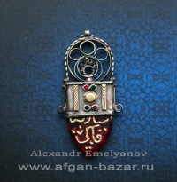 Кулон в виде туарегского амулета "Ин Галл". Автор - Емельянов Александр