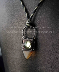 Кулон в виде туарегского амулета "Ин Галл". Автор - Емельянов Александр