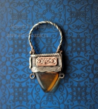 Кулон в виде туарегского амулета "Ин Галл". Автор - Емельянов Александр