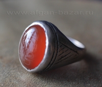 Иранский мужской перстень - талисман с каллиграфической надписью Иранский мужской перстень - талисман с каллиграфической надписью