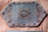 Расшитая салфетка с персидским орнаментом. Иран, современная работа