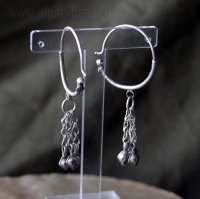 Кашмирские племенные серьги. Западная Индия или северный Пакистан (Кашмир), 20 в