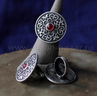 Кольцо из ювелирного сплава в восточном стиле