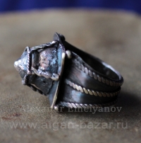 Перстень в йеменском стиле. Выполнен по образцу традиционных бедуинских украшени