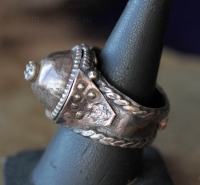 Перстень в кашмирском стиле, выполненный по образцу традиционных  украшений Афга