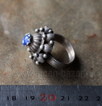 Старое афганское племенное кольцо Индия или Афганистан (Хост, регион Газни), пуштуны-Кучи, 20 в. Старое афганское племенное кольцо Индия или Афганистан (Хост, регион Газни), пуш