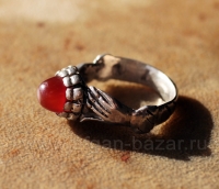 Иранский перстень с йеменским сердоликом Aqeek Suleymani