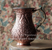 Медный стакан ручной работы. Турция, Газиантеп (Юго-восточная Анатолия)