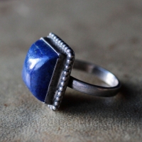 Винтажный перстень с лазуритом. Афганистан или Индия, конец 20 в.