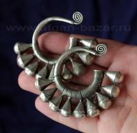 Серьги в стиле Трайбл Китай, народность Миао (Хмонг)