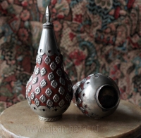 Туркменская корбочка для Наса (жевательного табака) "Нас кеди" (туркм. - Nas Kedi, фарси - Kadu-i-Naswar) Туркменская корбочка для Наса (жевательного табака) "Нас кеди" (туркм. - Nas Ked