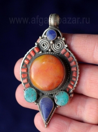 Подвеска в этническом стиле. Непал, современная работа