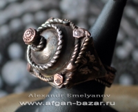 Перстень в йеменском стиле. Выполнен по образцу традиционных бедуинских украшени