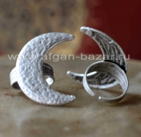 Турецкое кольцо в виде полумесяца