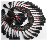 афганский тканевый пояс сетка с кисточками сегоша сае гоша