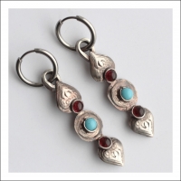 Авторские украшения. Серьги ручной работы  в этническом стиле