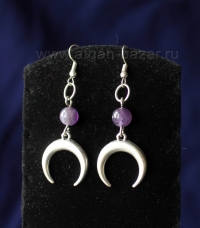 Серьги-лунницы