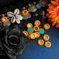 этническая фурнитура для расшивки костюма. Шиша 