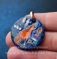 Александр Емельянов. кулон в египетском стиле "Миу Аа"