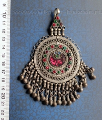 Афганское наголовное украшение "Тикка". Афганистан или Пакистан (Вазиристан), пу