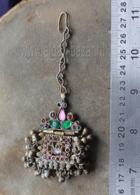 Афганская подвеска-амулет, деталь наголовного украшения "Тикка". Афганистан или 