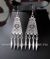 Серьги в якутском стиле