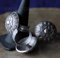 Кольцо из ювелирного сплава в индийском стиле