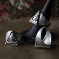 Перстень с масонской символикой - изображением глаза