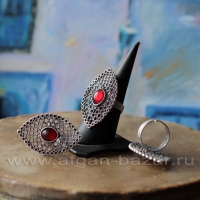 Кольцо из ювелирного сплава в восточном стиле