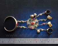 Туркменский браслет с кольцами "Кёкенли йузук". Северный Афганистан, 20 в., турк