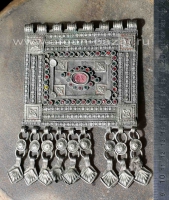 Афганская этническая подвеска-амулет Кучи (Kuchi jewellery)