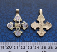 Авторская реплика-реконструкция средневекового креста по мотивам традиций двоеве
