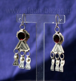 Марокканские серьги в стиле украшений племени Ида-оу-надиф (Ida-Ou-Nadif)