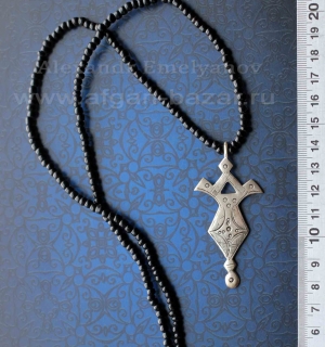 Колье с подвеской в виде туарегского амулета. Марокко, современная работа Колье с подвеской в виде туарегского амулета. Марокко, современная работа