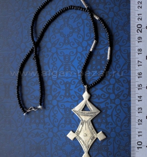 Колье с подвеской в виде туарегского амулета Agades cross