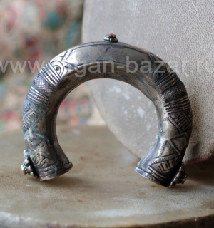 Традиционный афганский браслет "Чури". первая половина - середина 20-го века (Ku