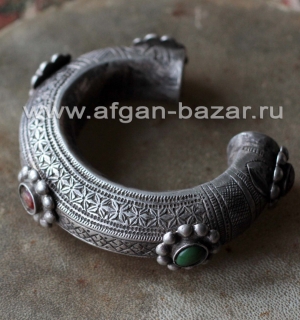 Традиционный афганский браслет. Западный Афганистан, пуштуны племени Шинвари, пе