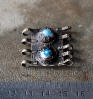 Коннектор, деталь афганского украшения. Афганистан или Пакистан, племена Кучи, 2