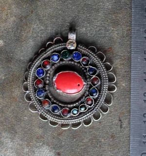 Афганская племенная подвеска, деталь налобного украшения Тикка. Афганистан или П