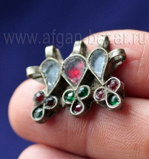 Подвеска-коннектор, деталь афганского украшения. Афганистан или Пакистан, племен