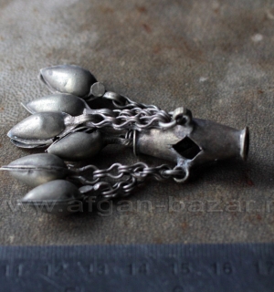 Старая афганская бусина с подвесками. Афганистан или Пакистан, 20 в.