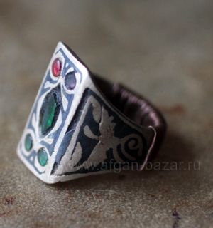 Афганское племенное кольцо (Kuchi Tribal Ring). Афганистан или Пакистан, народно