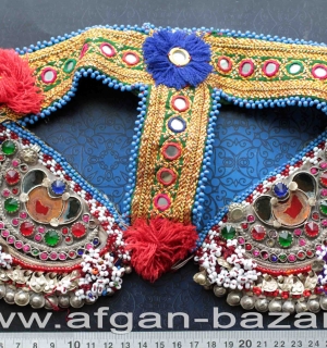Афганское народное украшение для головы.  Афганистан или Пакистан, пуштуны-кучи