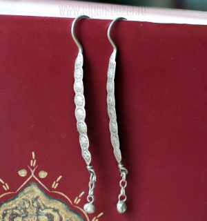 Кашмирские племенные серьги. Пакистан (Кашмир), племена Кучи (Kuchi jewelry), вт