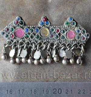 Заколка для волос - племенные украшения Кучи (Tribal Kuchi Jewelry. Афганистан и