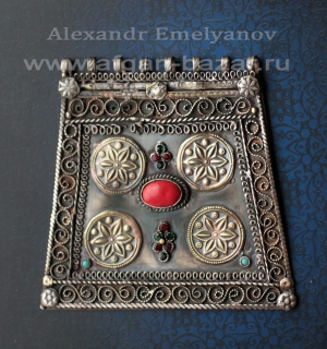 Подвеска пектораль в афганском стиле. Автор - Емельянов Александр. Авторское украшение Подвеска пектораль в афганском стиле. Автор - Емельянов Александр