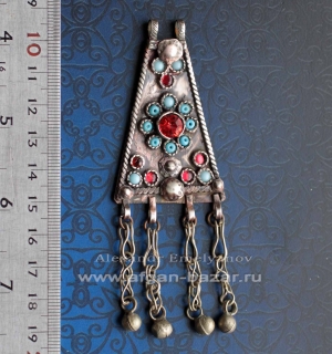 Подвеска пектораль в афганском стиле.  Автор - Емельянов Александр