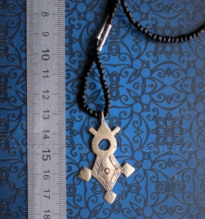 Колье с подвеской в виде туарегского амулета Agades cross. Марокко, современная 